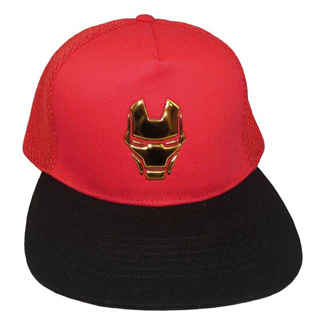 Cappello Iron Man maschera regolabile con retina posteriore