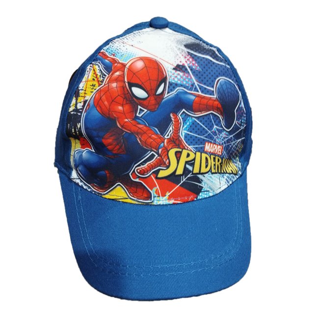 Cappello Spider Man Marvel Blu Bambino TG 52