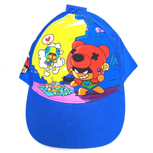 Cappello blu con visiera e chiusura a strappo  Brawl Stars taglia bimbo