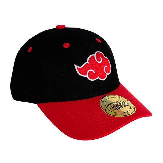 Cappello con visiera regolabile logo Akatsuki Naruto Shippuden