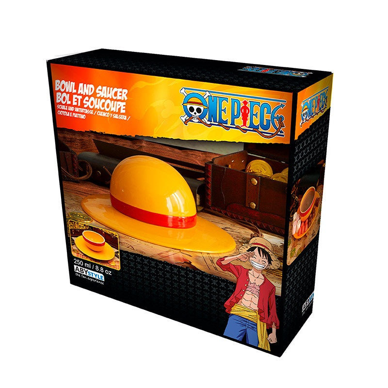 Ciotola con Piattino Cappello di Paglia One Piece