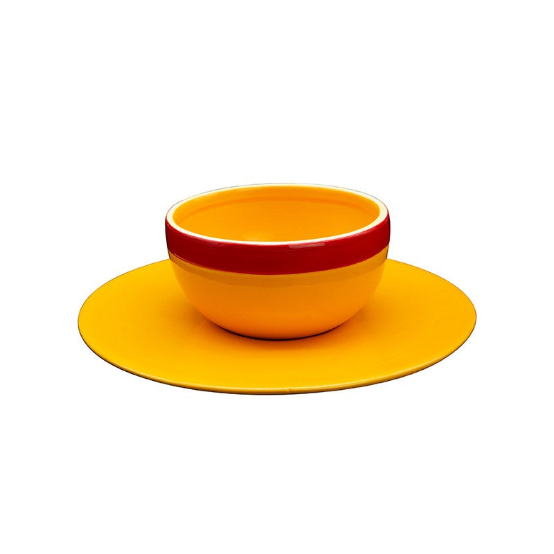Ciotola con Piattino Cappello di Paglia One Piece