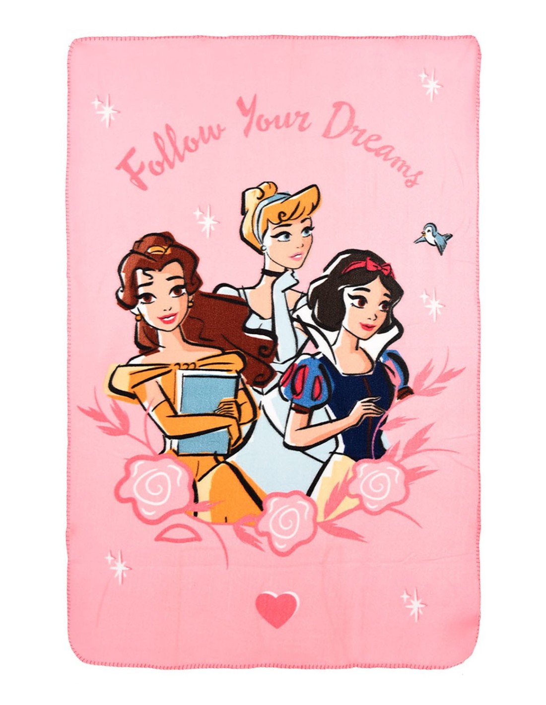 Coperta Plaid Principesse Disney 100x150 cm
