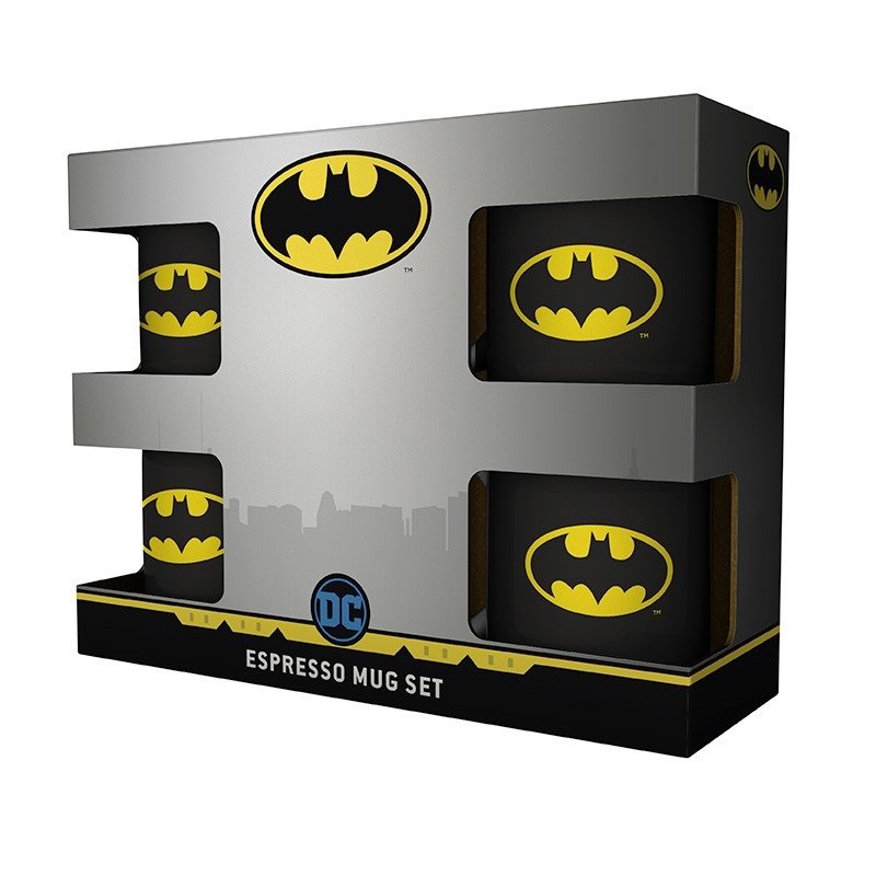 Dc Comics Batman set di tazzine da caffè espresso mug set