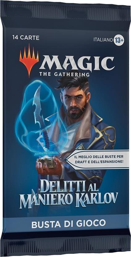 Magic The Gathering Delitti al Maniero Karlov Busta da Gioco da 14 carte