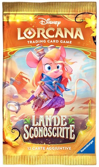 Disney Lorcana Lande Sconosciute Busta da 12 carte ITA