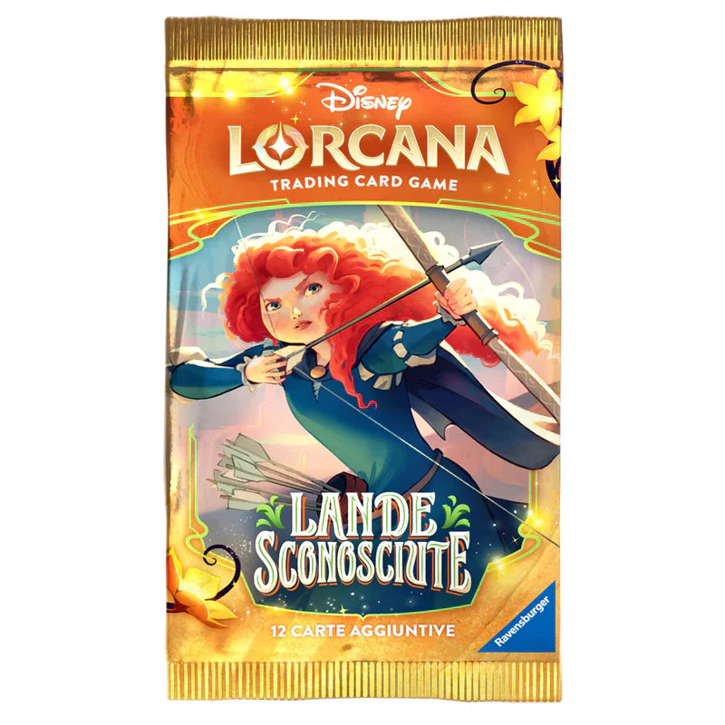 Disney Lorcana Lande Sconosciute Busta da 12 carte ITA