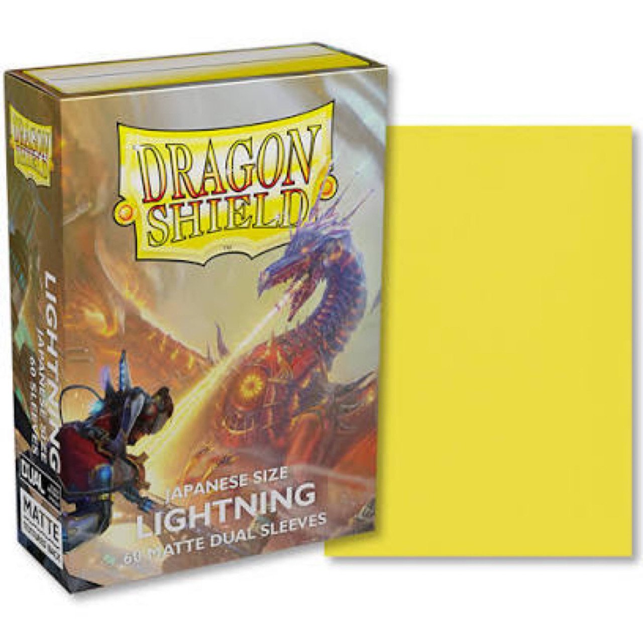 Dragon Shield 60 Bustine Protettive Japanize Size Dual Lightning Ailia