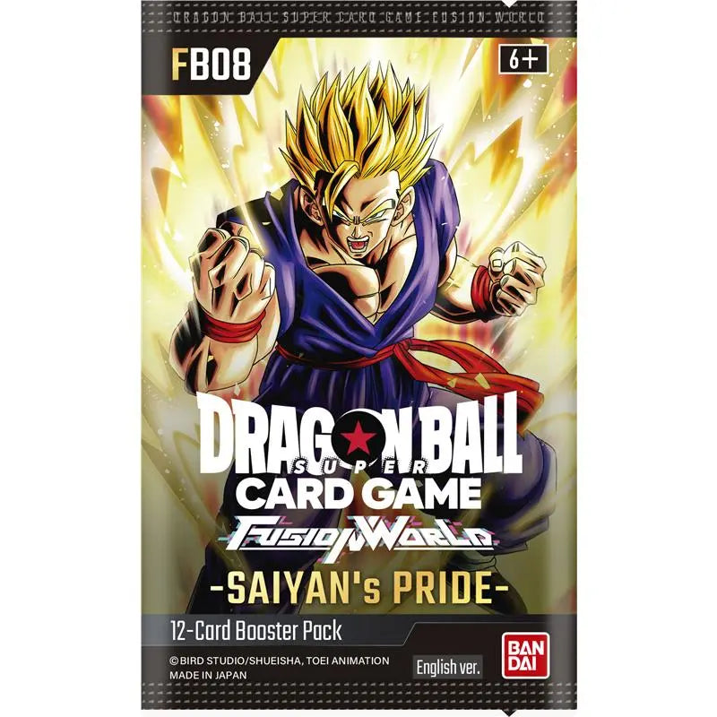 Dragon Ball Super Card Game Fusion World 08 Saian's Pride FB-08 Buste da 12 carte ENG