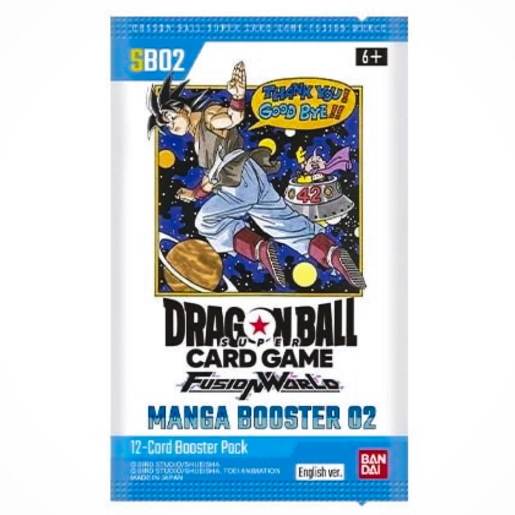 Dragon Ball Super Card Game Fusion World Manga Buster Pack SB-02 Box da 24 buste ENG