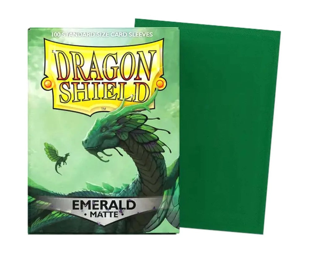 Dragon Shield 100 Bustine Protettive Standard Smeraldo Opaco