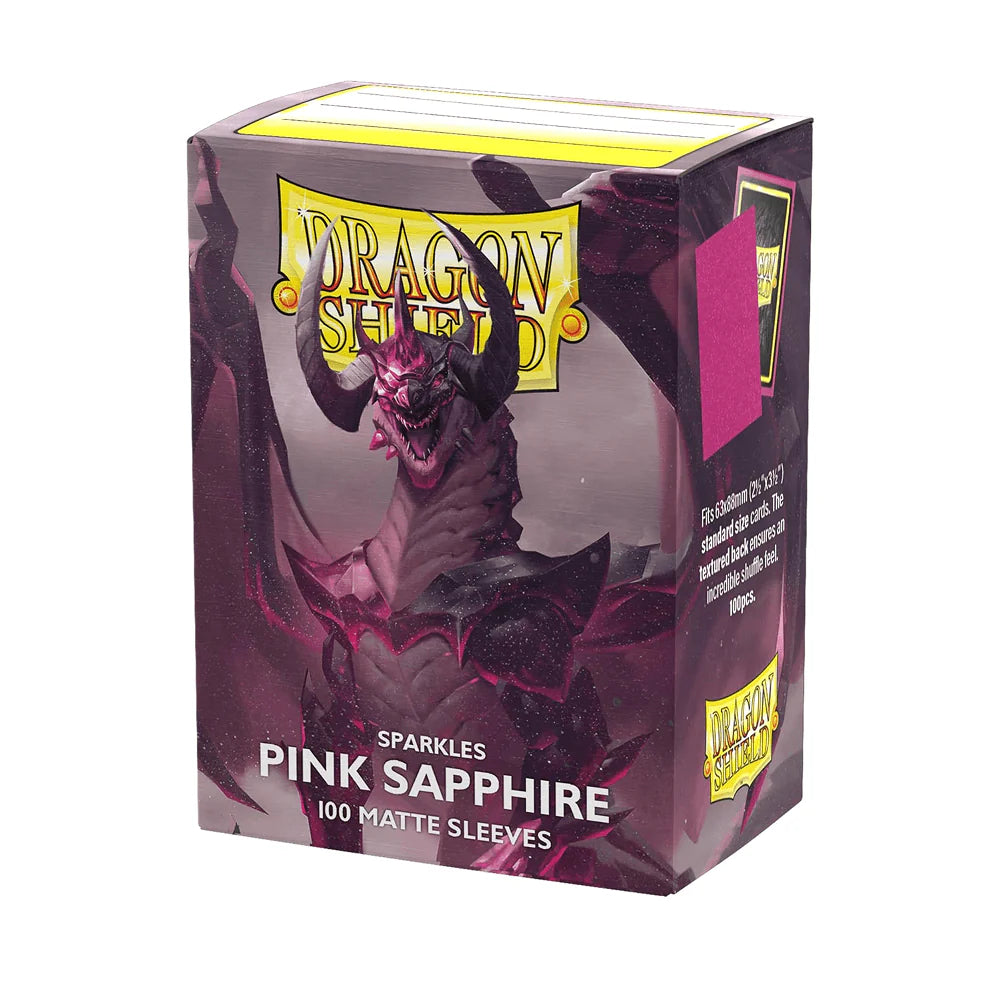 Dragon Shield 100 Bustine Protettive Standard Zaffiro Rosa Opaco