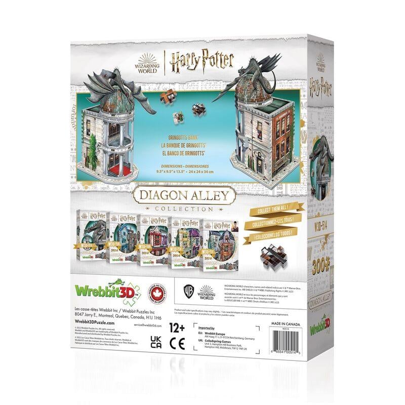 Puzzle 3D - Gringotts Bank - HARRY POTTER -300 Pz