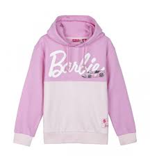 Felpa Con Cappuccio Barbie Bambini