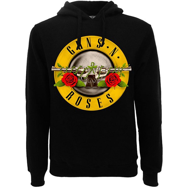 felpa con cappuccio Guns N Roses Logo Classic