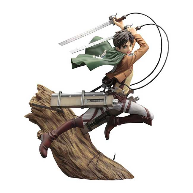 Figure Eren Yeager Attack on Titan ARTFX J Statue scala 1 a 8 26 cm