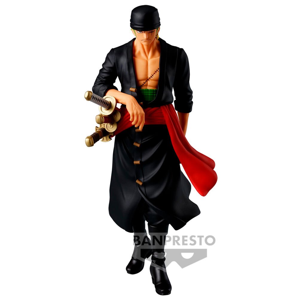 Figure Roronoa Zoro One Piece The Shukko Special 17 cm Special Edition per l'anniversario dei 25 anni