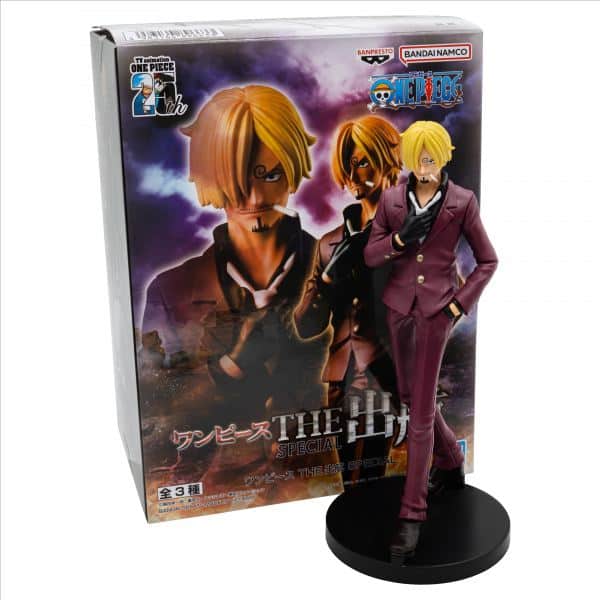 Figure Sanji One Piece The Shukko Special 17 cm Special Edition per l'anniversario dei 25 anni