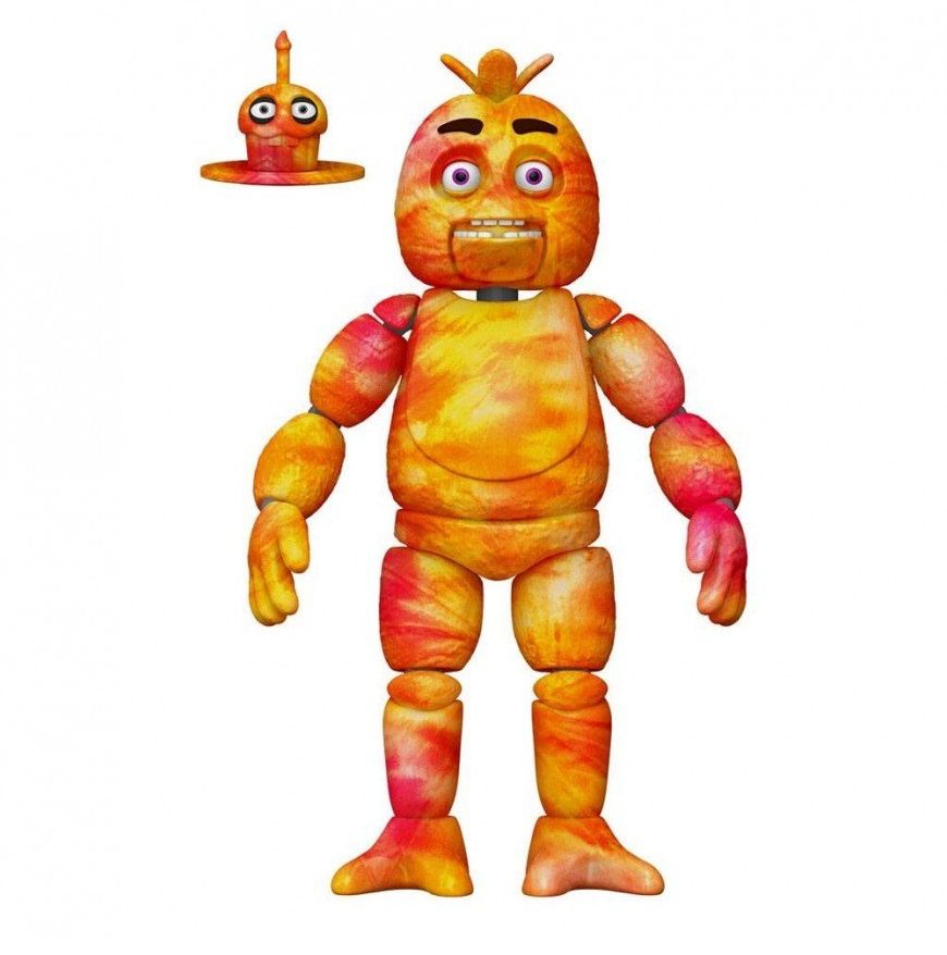 Five Nights at Freddy's Action Figure Tie-Dye Chica 12 cm