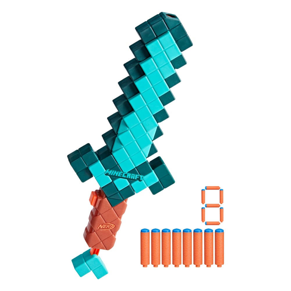 Fucile NERF Minecraft Spada di Diamante