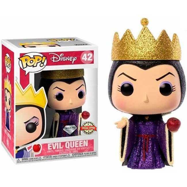 Funko POP Evil Queen 42 Special Edition Diamond collection Glitter Biancaneve e i sette nani