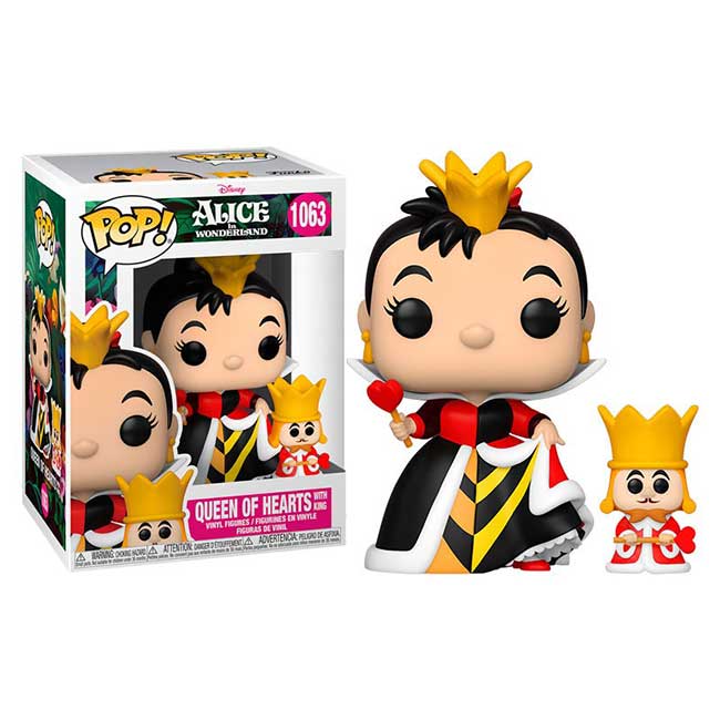 Funko POP Queen of Hearts with King 1063 Alice Regina di Cuori con Re
