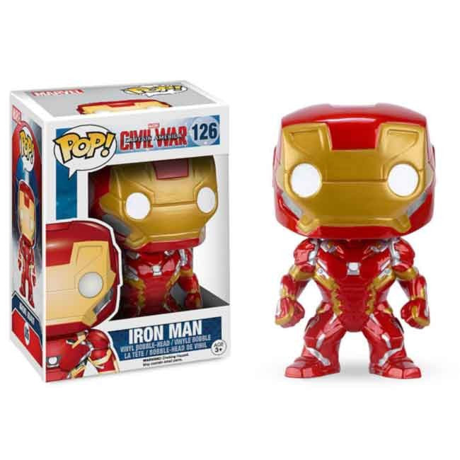 Funko Pop Iron Man Civil War 126