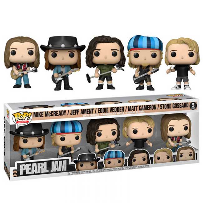Funko POP Pearl Jam 5 pack Mike Jeff Eddie Matt Stone