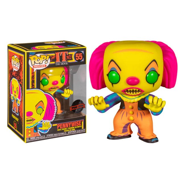 Funko POP Pennywise Black Light 55 IT The movie
