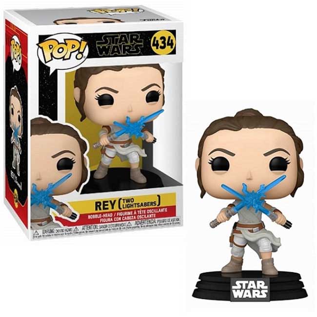 Funko POP Rey Two Lightsabers 434 Star Wars
