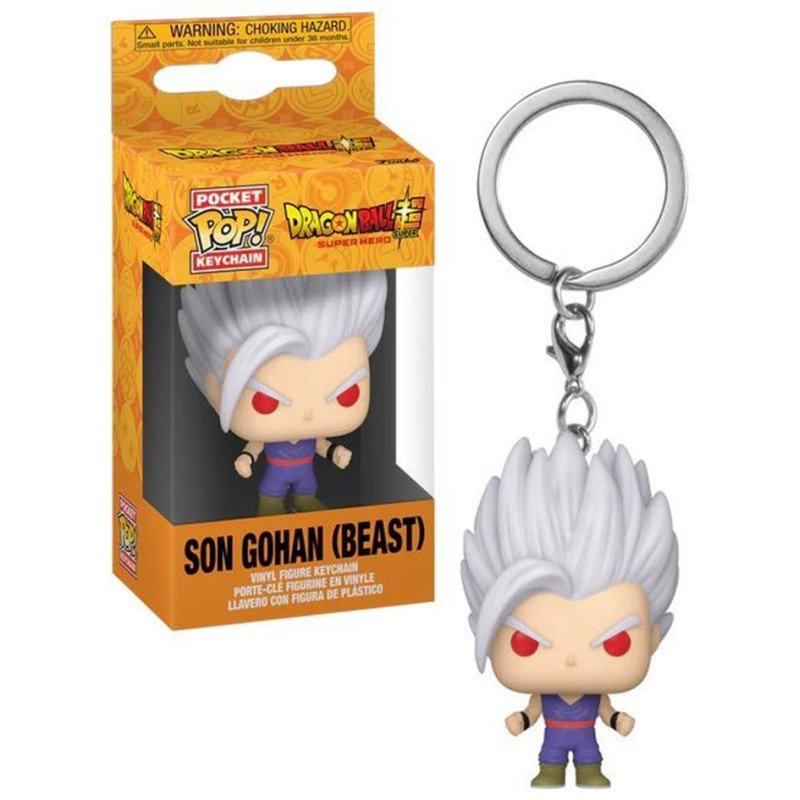 Funko Poacket Keychain Son Gohan Beast Dragon Ball Super Super Hero