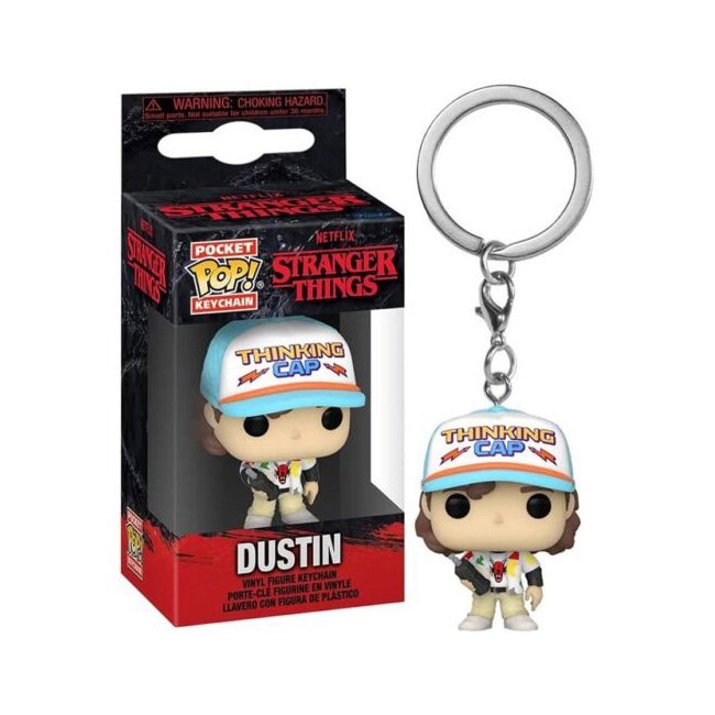 Funko Pocket Keychain Dustin Stranger Things