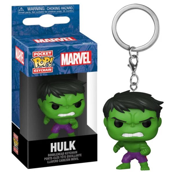 Funko Pocket Keychain Hulk Marvel New Classics