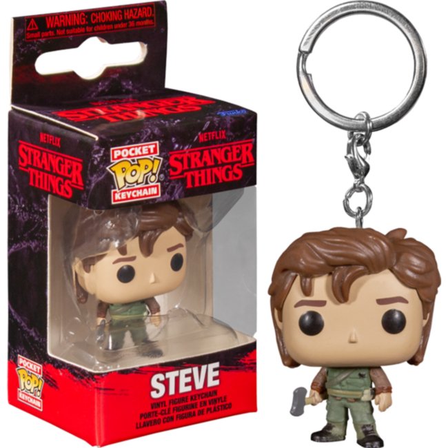 Funko Pocket Keychain Hunter Steve Stranger Things S4