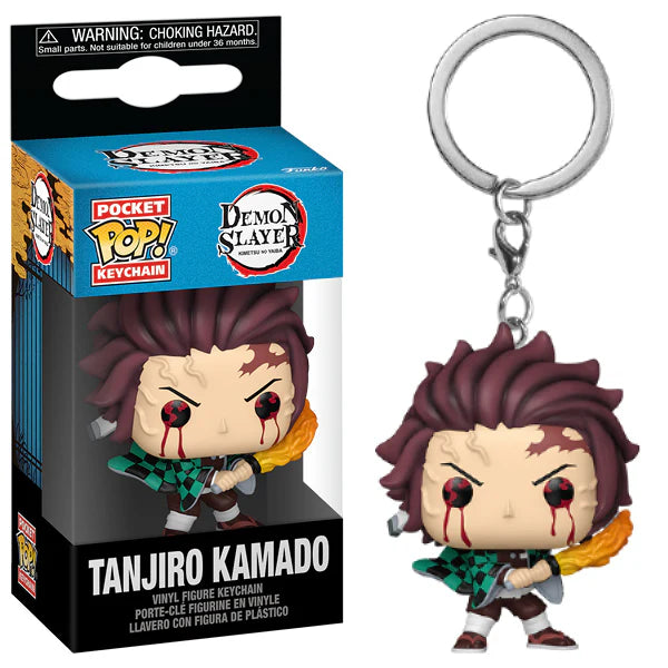Funko Pocket Keychain Tanjiro Kamado Sun Breathing Demon Slayer