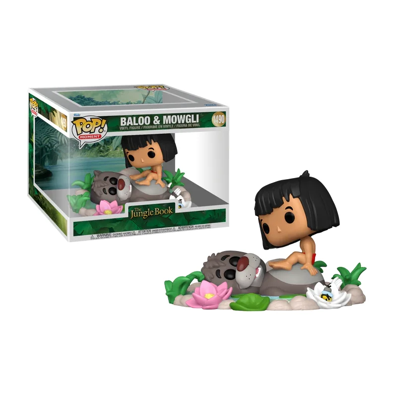 Funko Pop Baloo and Mowgli 1490 Disney The Jungle Book