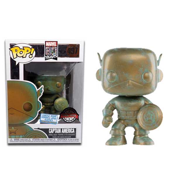 Funko Pop Capitan America Marvel 80 Years 497 Lucca Comics Limited Edition