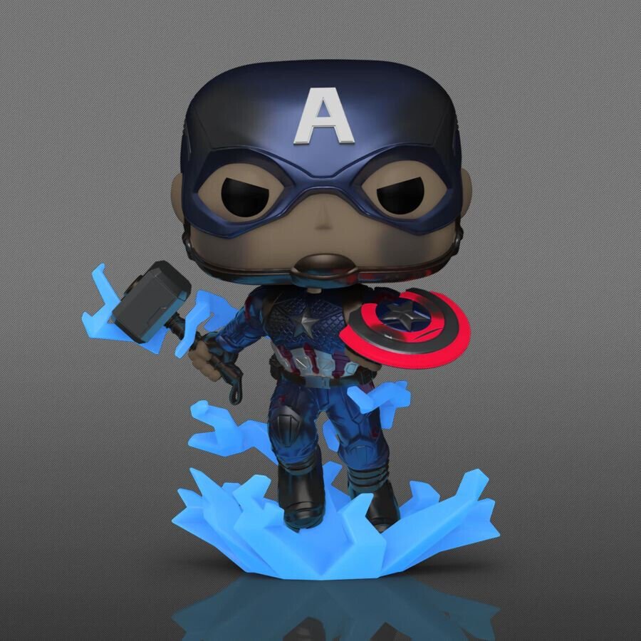Funko Pop Captain America with Hammer 1198 Marvel EndGame Special Edition