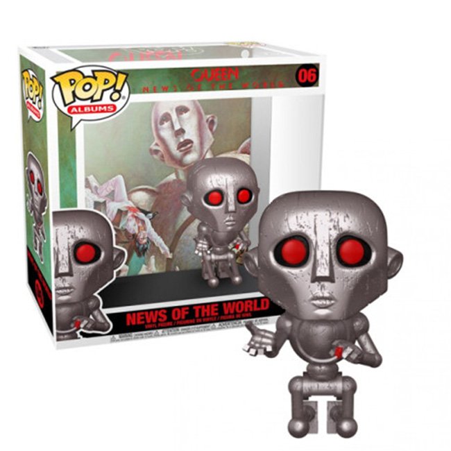 Funko Pop Cover Queen 06 News of the World Album