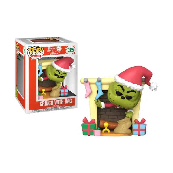 Funko Pop Grinch with Bag 35 How the Grinch Stole Christmas