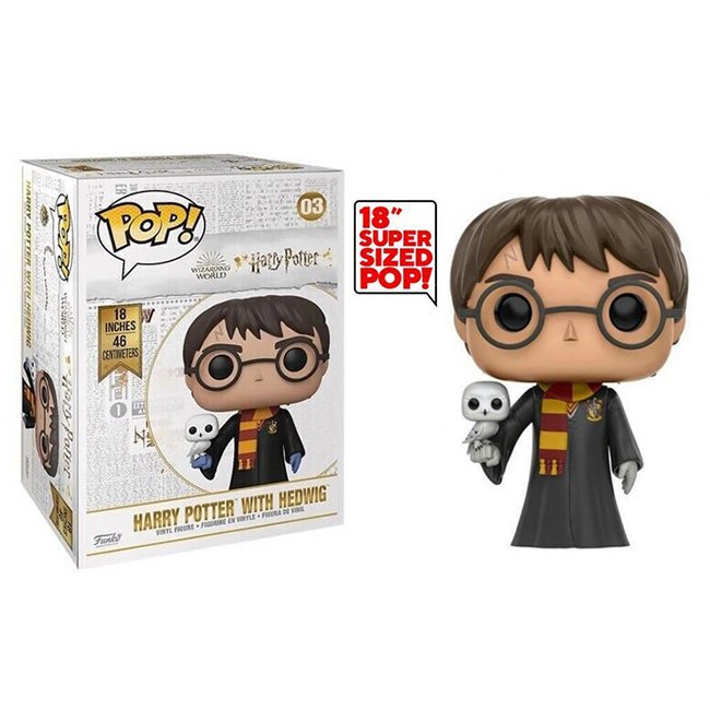 Funko Pop Harry Potter with Hedwig 03 Super sized 46 cm