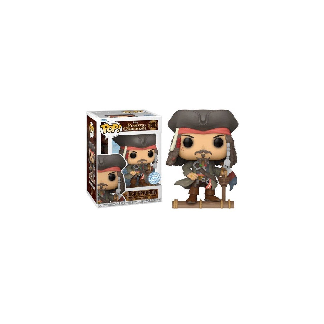 Funko Pop Jack Sparrow 1482 Pirates of the Caribbean Special Edition