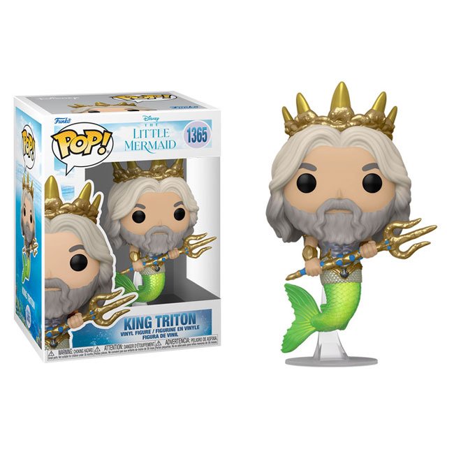 Funko Pop King Triton Little Mermaid La Sirenetta 1365