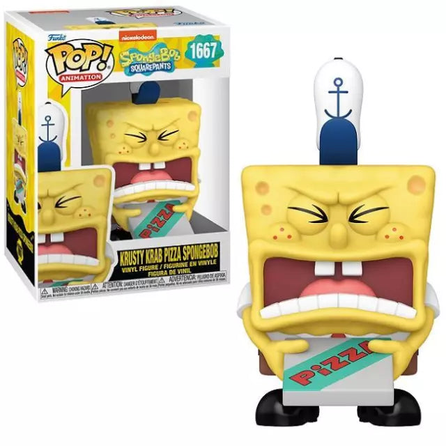 Funko Pop Krusty Krab Pizza SpongeBob 1667 SpongeBob SquarePants