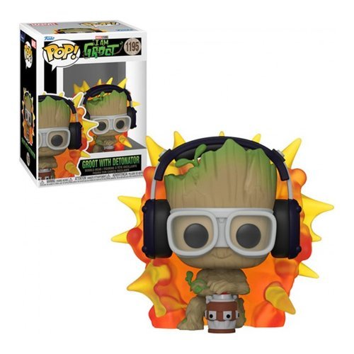 Funko Pop Marvel I Am Groot Groot with Detonator 1195