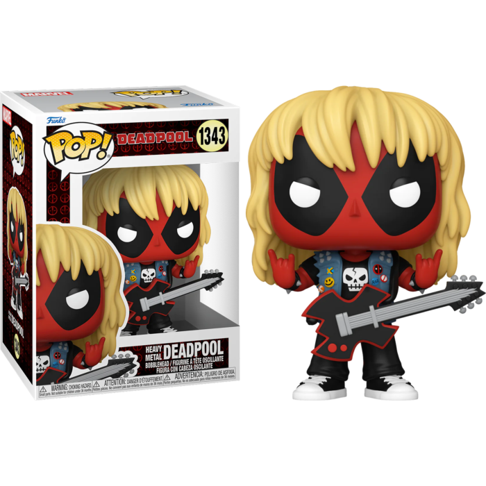 Funko Pop Metal band Deadpool 1343 Marvel