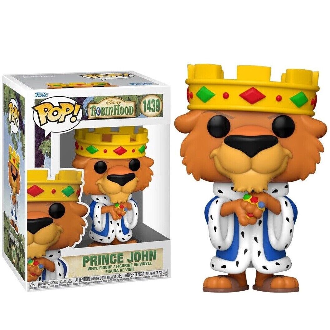 Funko Pop Prince John 1439 Robin Hood Disney