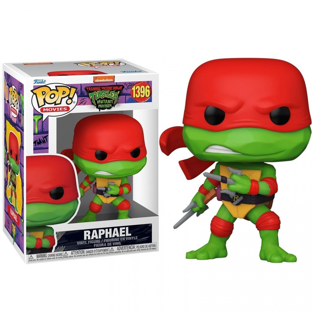 Funko Pop Raphael 1396 Teenage Mutant Ninja Turtles