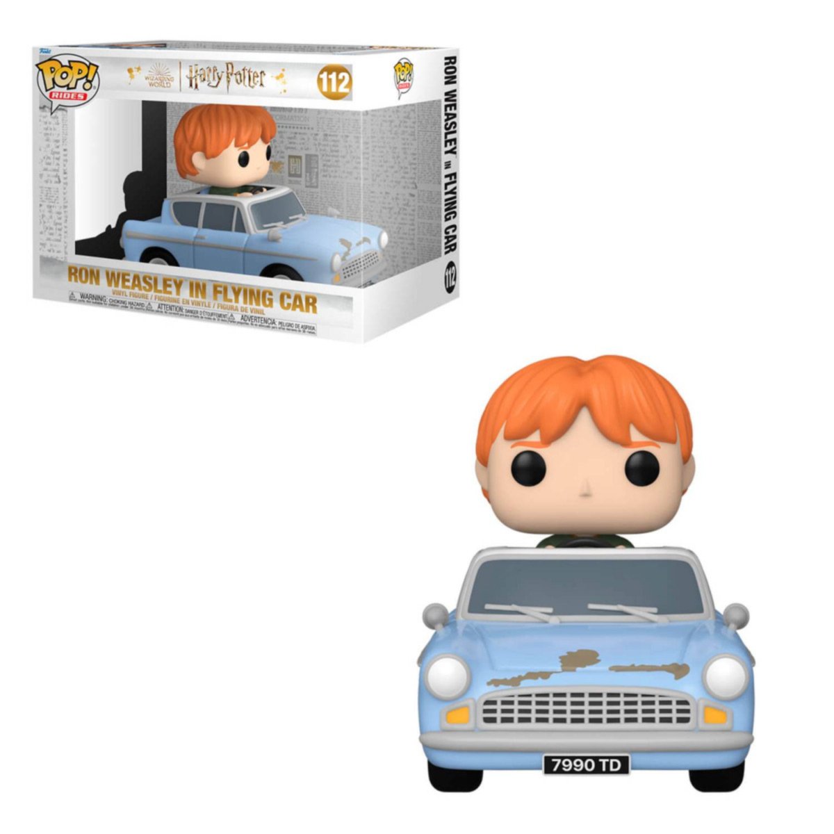 Funko Pop Rides Ron Weasley In A Flying Car 112 Harry Potter e La Camera Dei Segreti 20esimo Anniversario