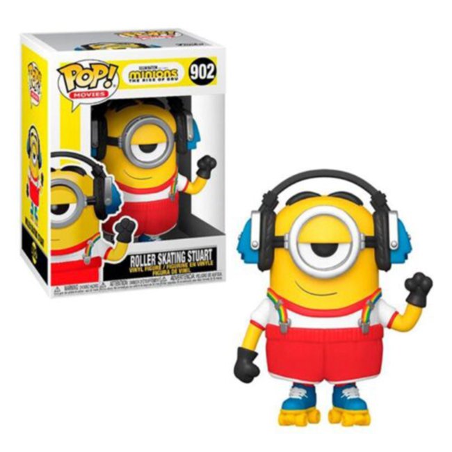Funko Pop Roller Skating Stuart 902 Minions The Rise Of Gru